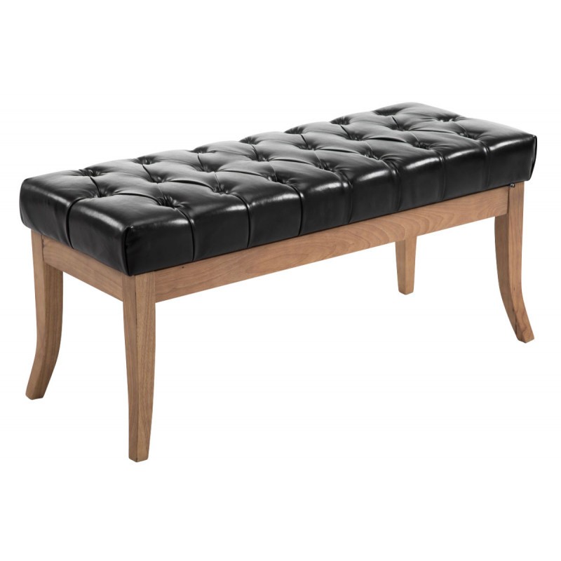 Clp Sitzbank Ramses Kunstleder Antik-hell Schwarz 100 Cm