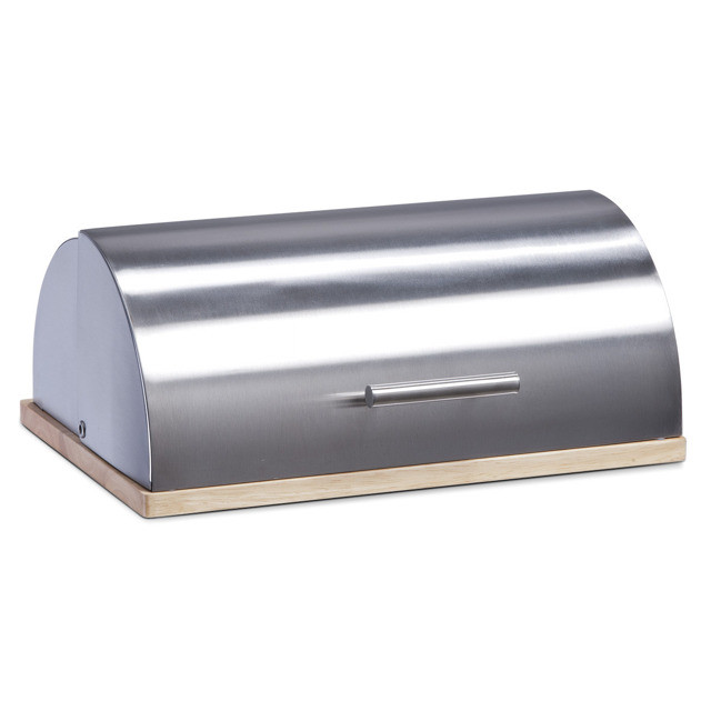 Metaline Brotmesser mit Holzunterlage, ZELLER - Image 4