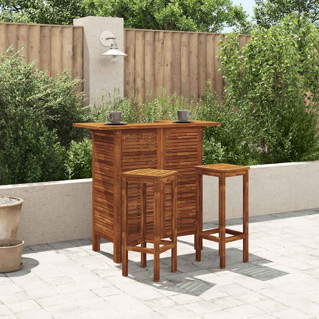 Bartisch 110x50x105 Cm Massivholz Akazie - Vidaxl