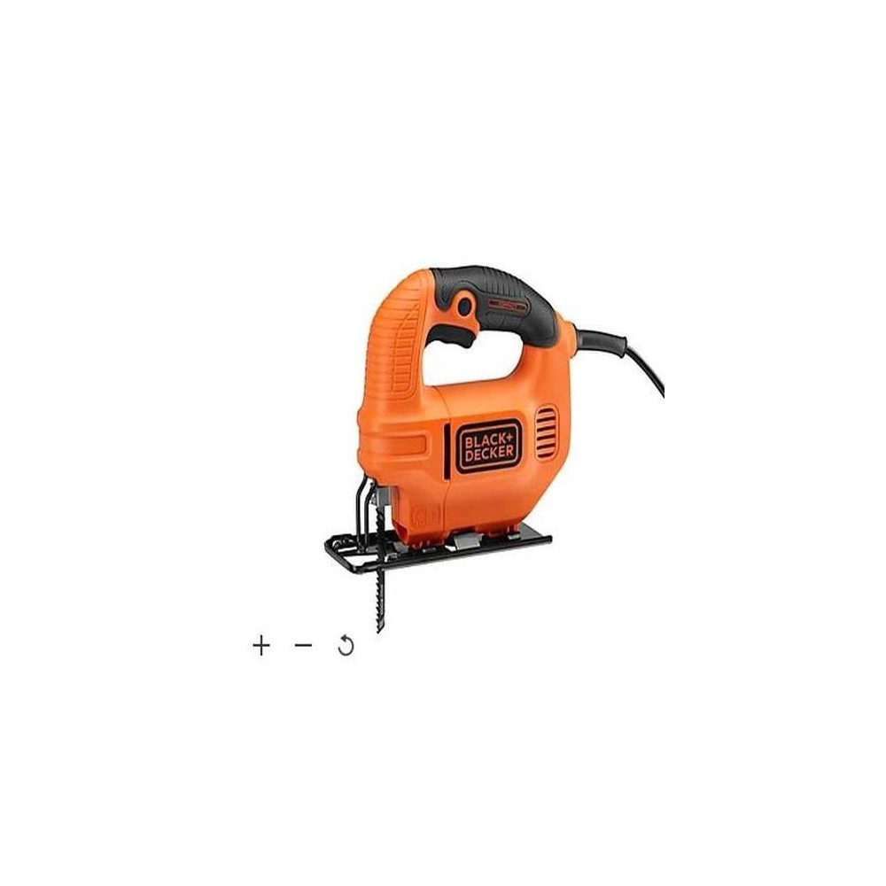 Black & Decker , Stichsäge, Stichsäge – Black+Decker – Bes410k – 410 W – Integrierte Staubabsaugung - Bild 4
