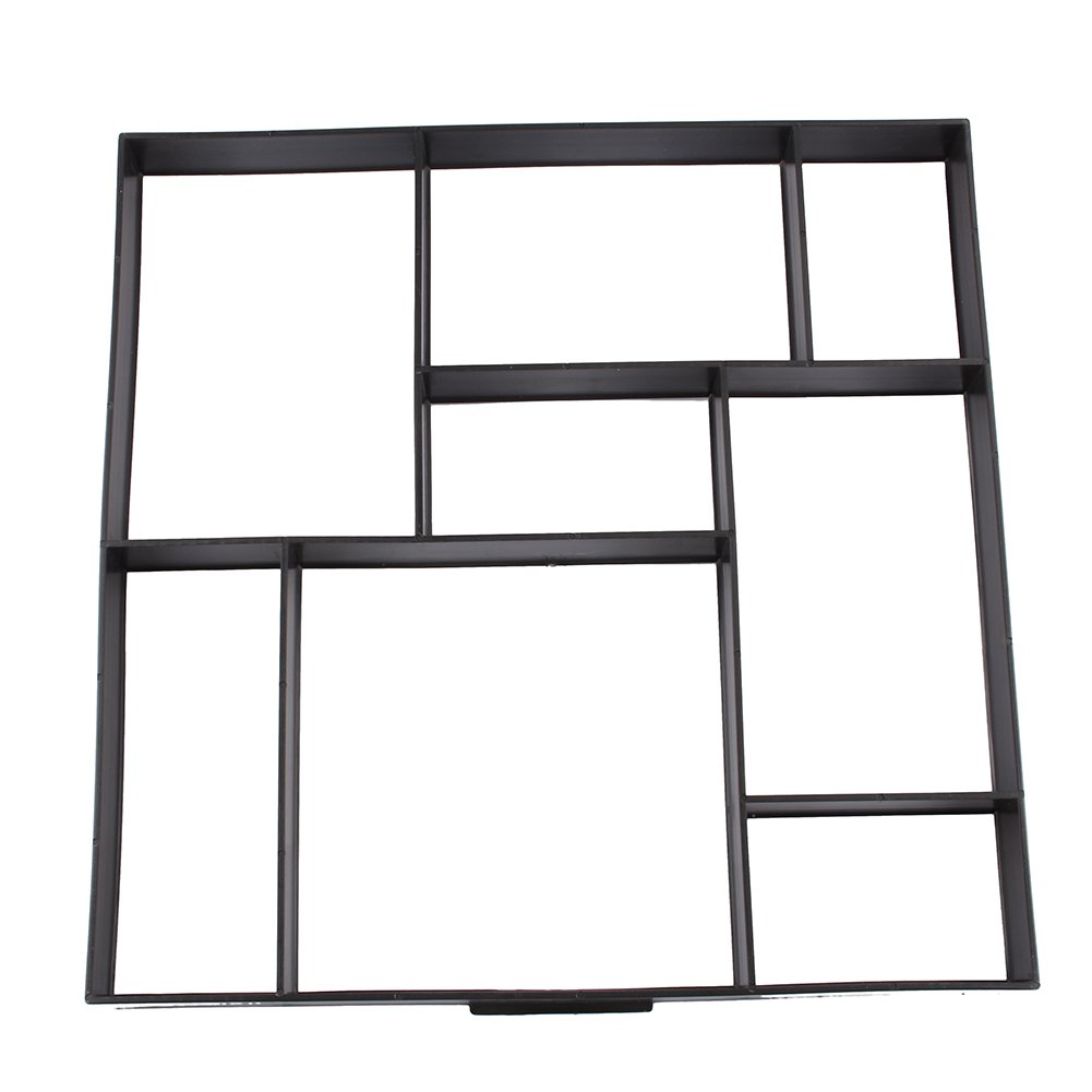 Stampo Per Pavimentazione Da Giardino – Pietra Di Cemento – 50x50x4,5 Cm – Modello N. 2