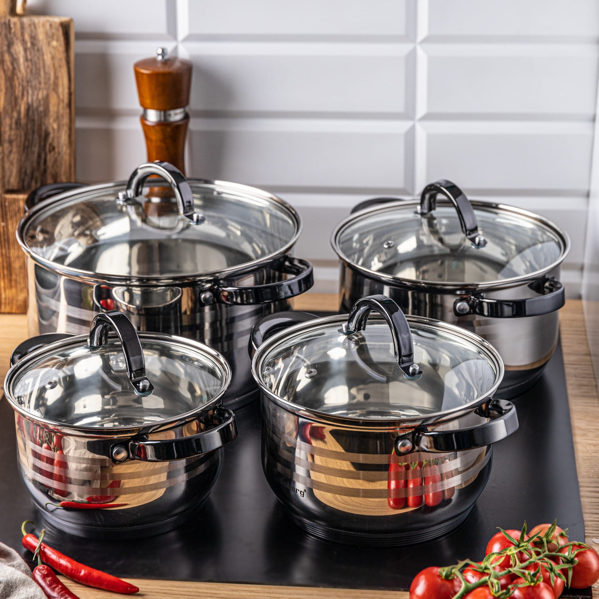 Batterie De Cuisine 8 Pièces Klausberg Kb-7701