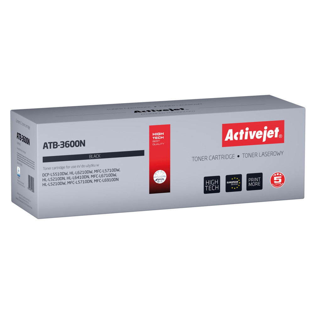 Toner Activejet Per Brother Tn3600 Nuovo Atb-3600n