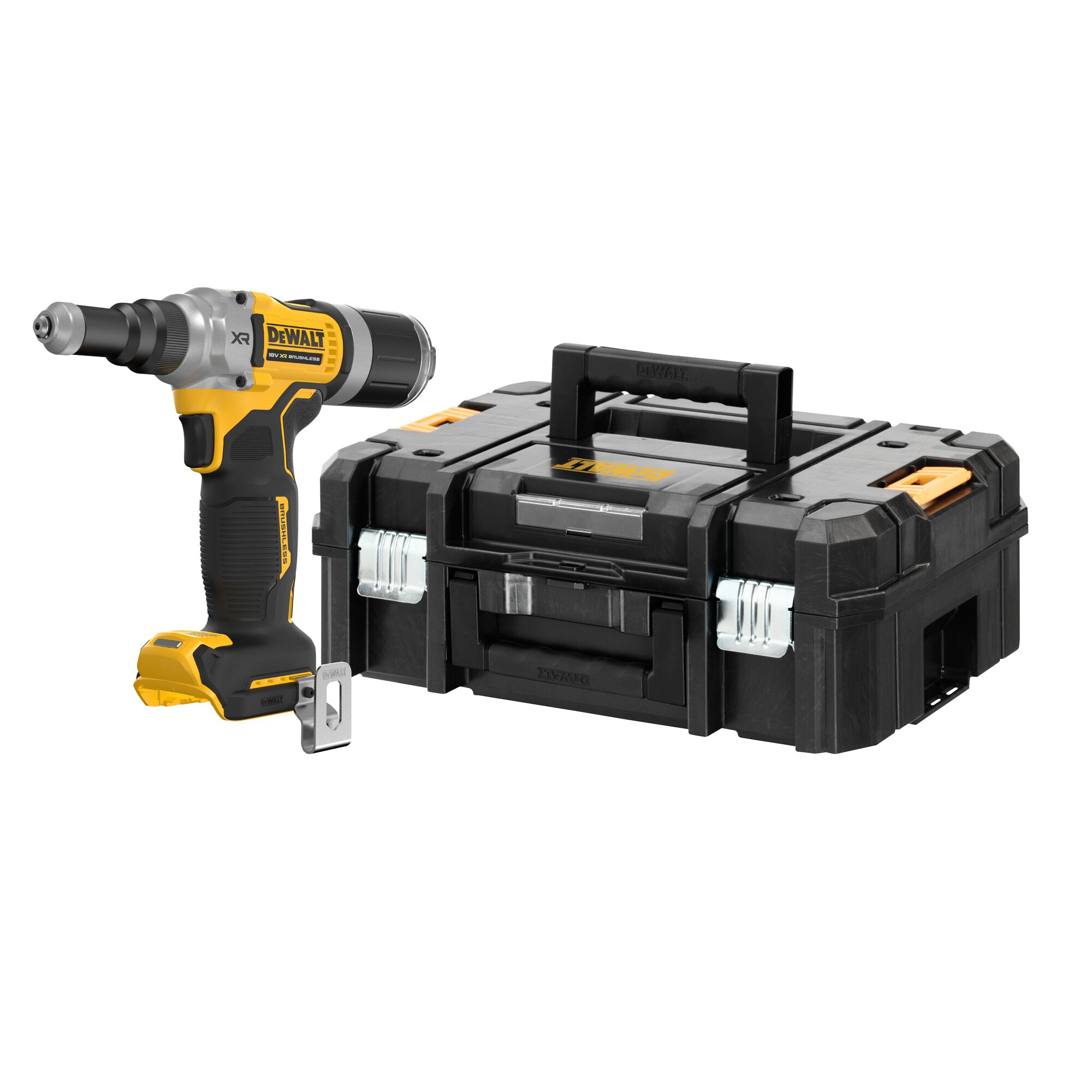 Dewalt - Pistola Per Rivetti A Batteria Dcf414nt, 18v Senza Batteria E Caricatore In Tstak