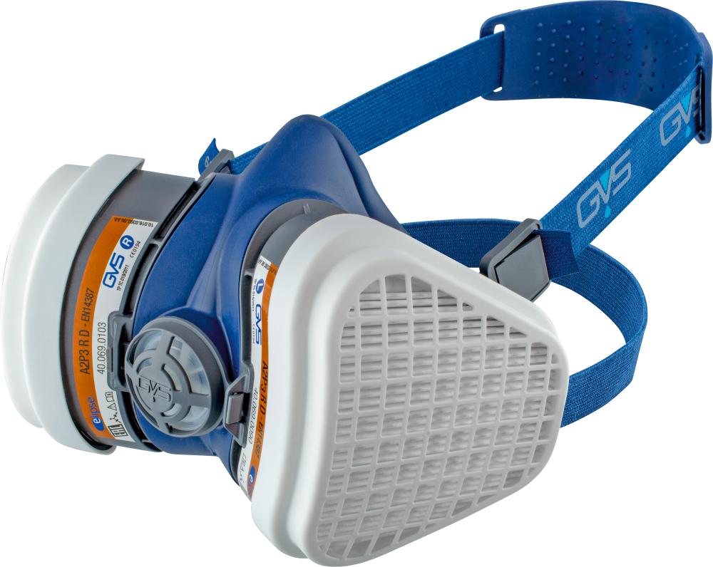 Fp Blau Gvs Mehrweg-Halbmaske Elipse A2-P3 Rd, Gr. M/L - Bild 3