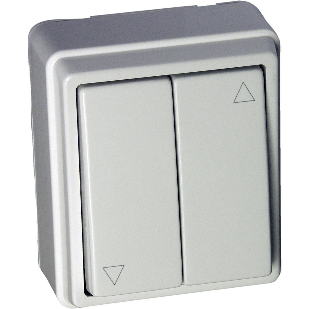 Kaiser Nienhaus Grau 321340 Wandtaster Aufputz