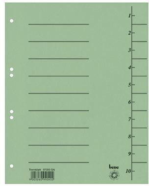 Bene Trennblätter A4 Grün 100 Stück - Image 6