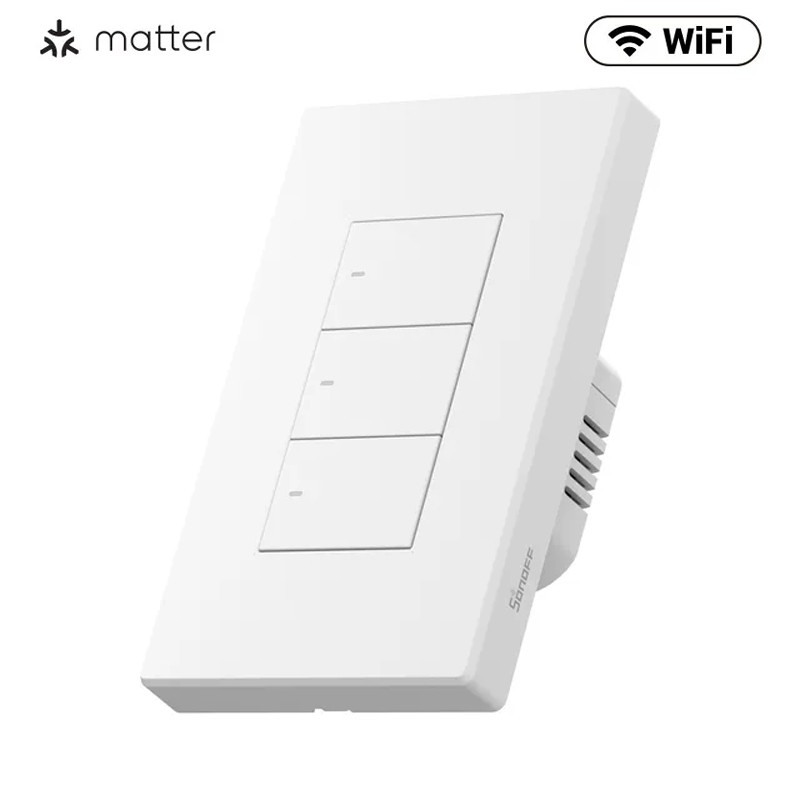 SONOFF M5 Matter WiFi interrupteur mural intelligent télécommande pour maison intelligente fonctionne avec Apple Home Alexa Google Assistant Alice