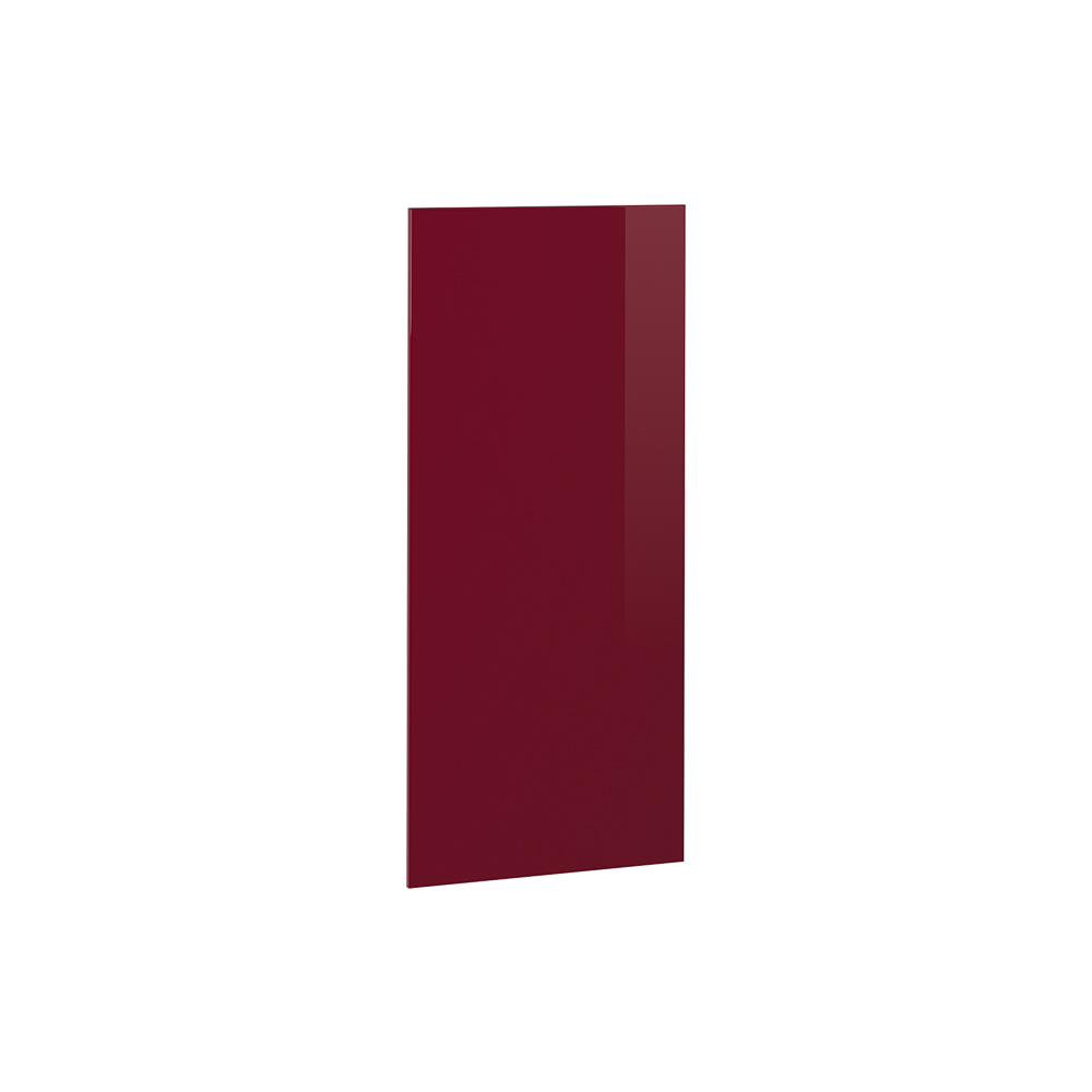Küchenfront R-line, Rot Hochglanz, 59.6 X 132.7 Cm Möbelfront Für Den Backofenumbauschrank (voll), Vicco