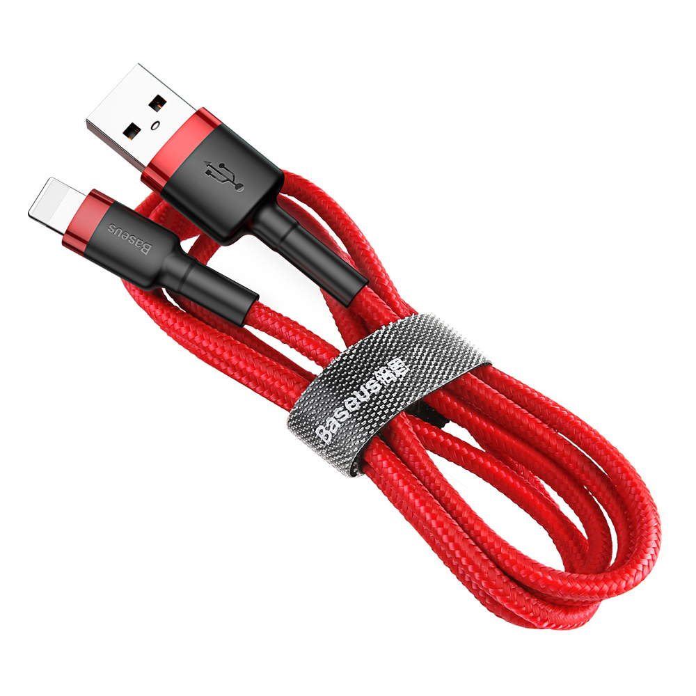 Baseus Rot Usb-A - Lightning Lade- Und Datenkabel Cafule, 18W, 1M, Calklf-B09 - Bild 4