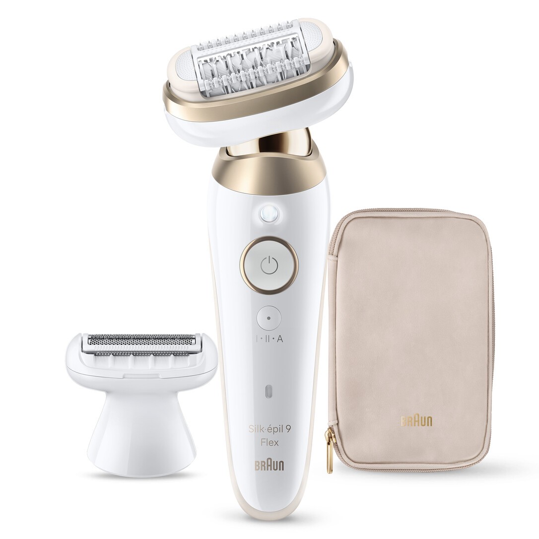 Epelierer Silk-Epil 9 Flex 9-030 3D Sensosmart Wet&Dry Weiß/ Braun/Gold 963206 - Image 6