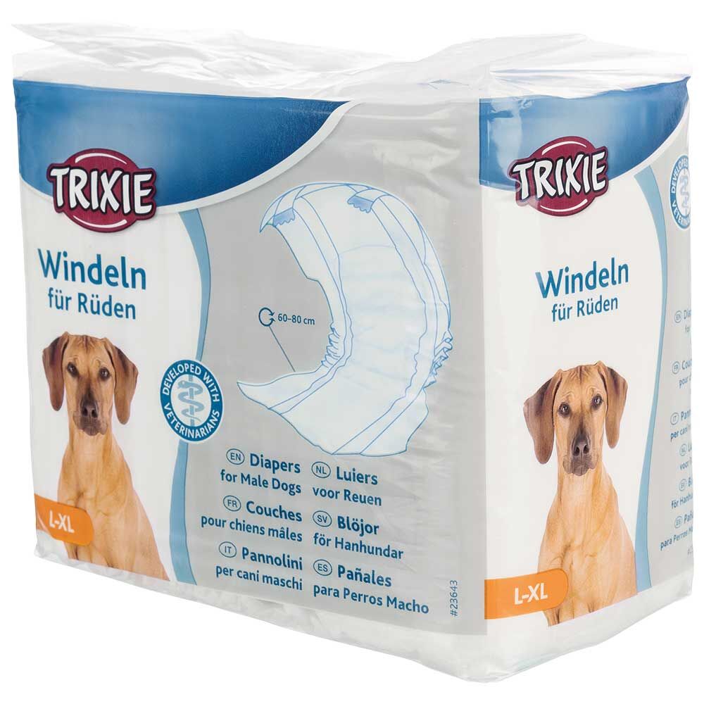 Trixie Weiß Windel Für Männliche Hunde - Image 8