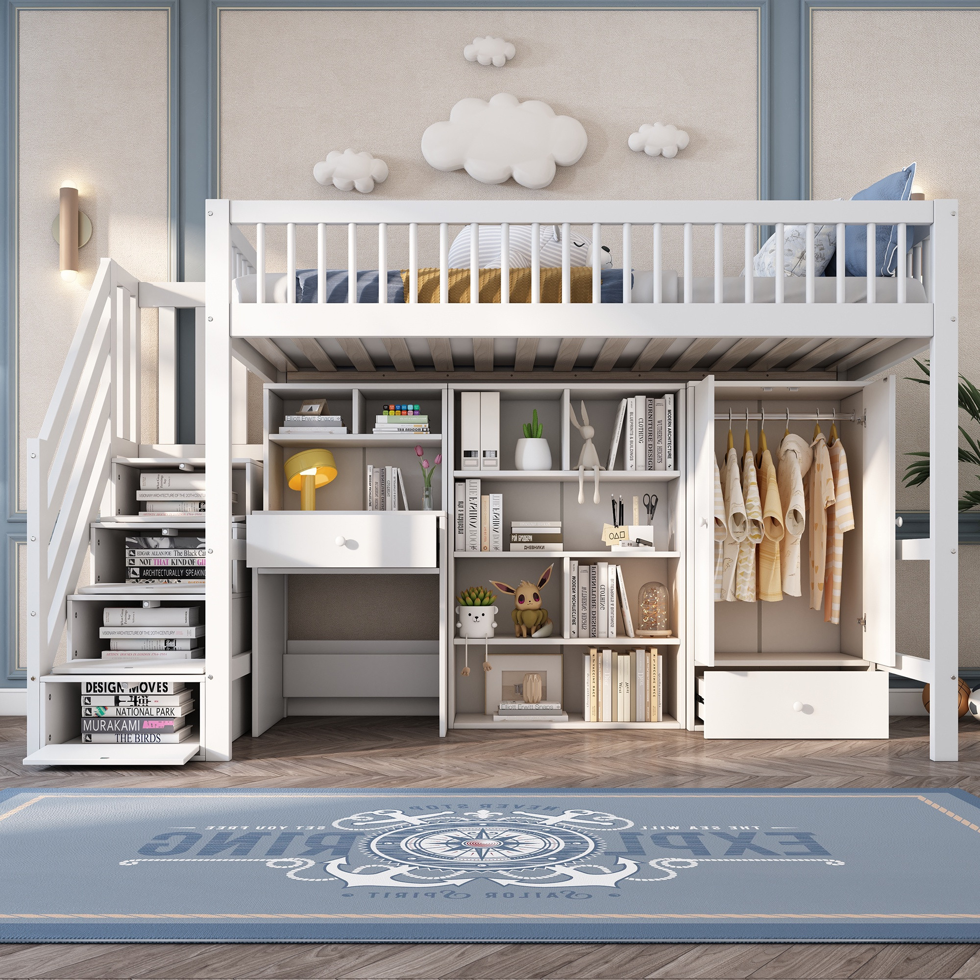 Lit Mezzanine Avec Bureau