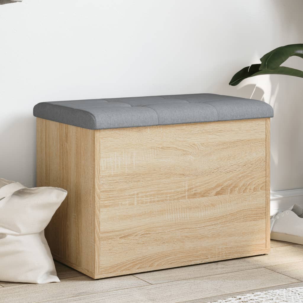 Vidaxl - Banc De Rangement Chêne Sonoma 62x42x45 Cm Bois D'Ingénierie