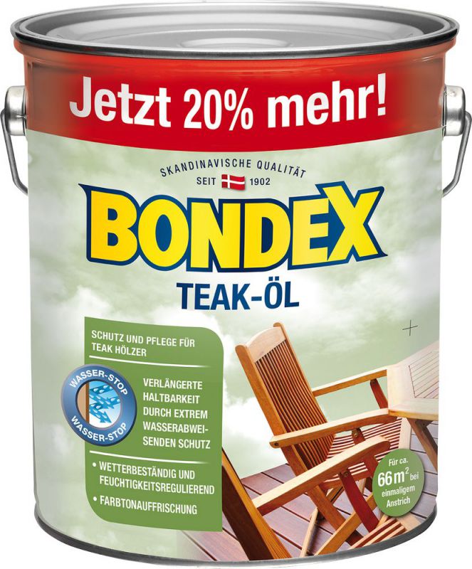 Teak-öl Teak 3,00 L - 352103 - Bondex