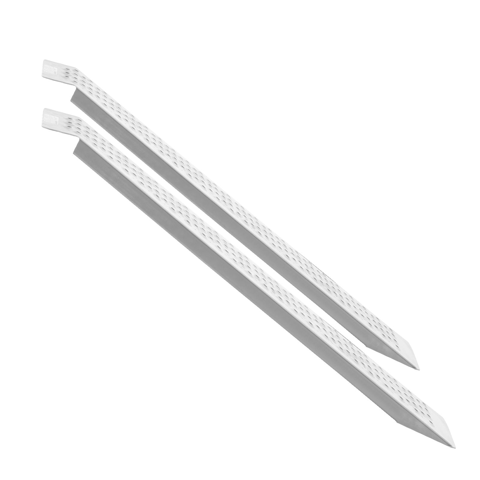 Rampe de chargement courte en aluminium antidérapante, 2 pièces 1200 x 215 mm, pour VTT et tondeuses, lot de 2