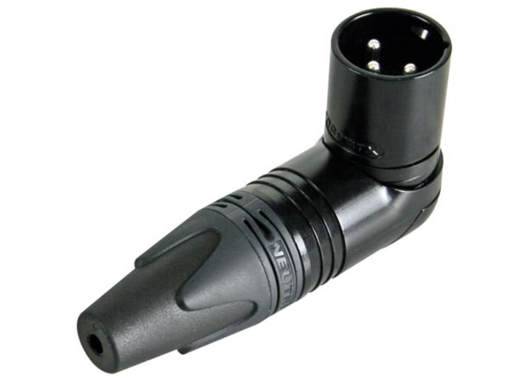 Nc3mrx-bag Xlr-steckverbinder Stecker, Gewinkelt Polzahl: 3 Schwarz 1 St. - Neutrik