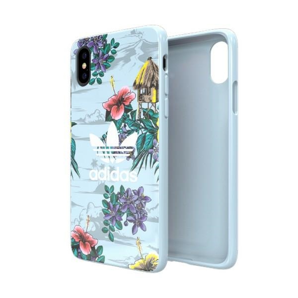 Adidas US Snap Case Floral (Apple iPhone X, Apple iPhone XS), Smartphone Hülle, Grau - Bild 3