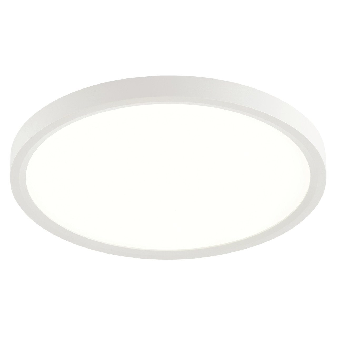 Brilliant Led Deckenleuchte Galo Ø 30 X 2, 4 Cm Neutralweiß Weiß
