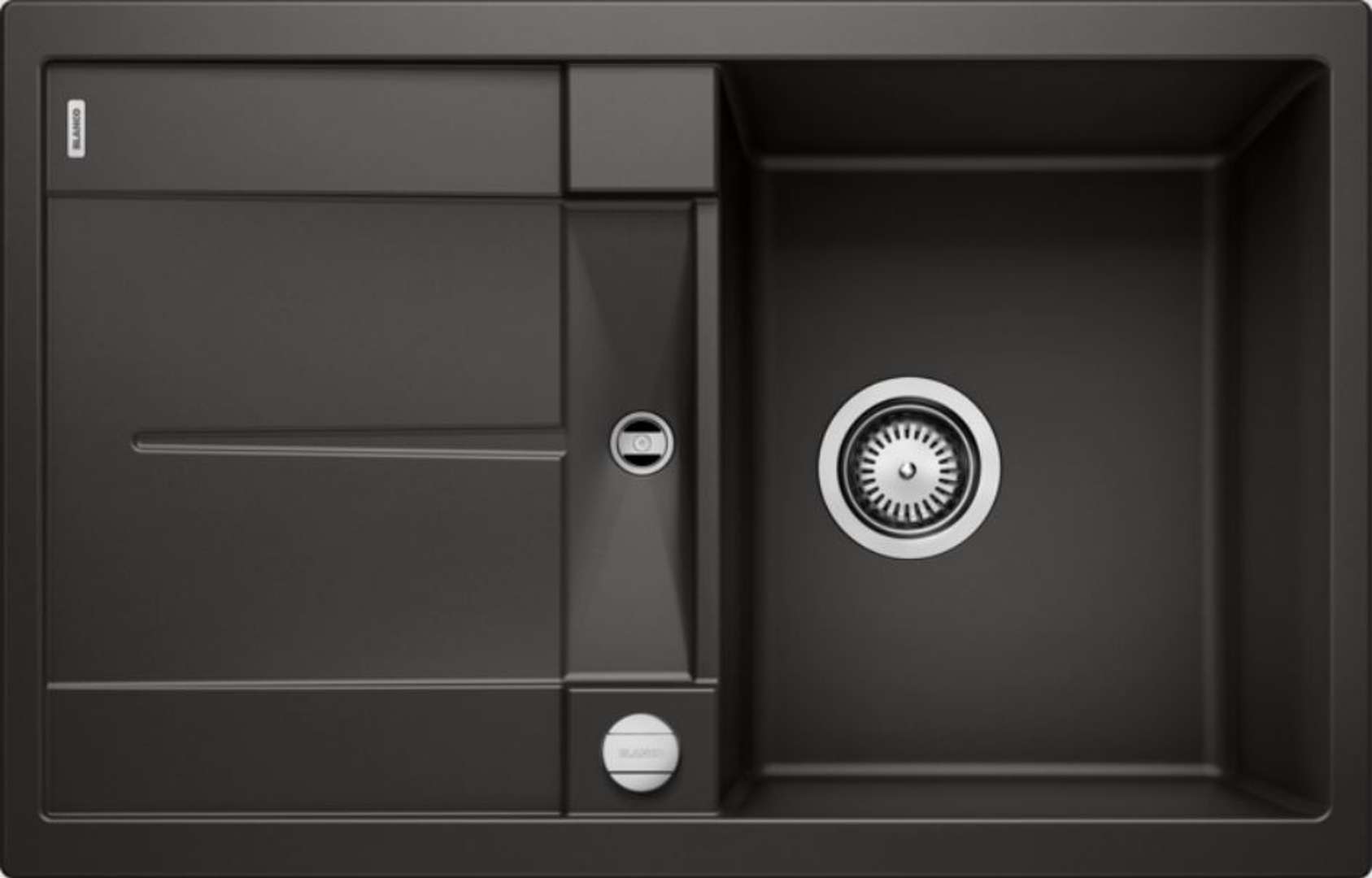 Blanco Schwarz Granitspüle "Metra 45 S" 1 Stk. Tlg. Erhältlich In Mehreren Farben von Baur - Image 4