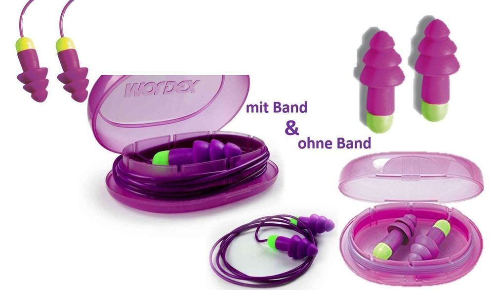 Moldex Rosa Gehörschutz, Wiederverwendbare Gehörschutzstöpsel (50X) - Image 3