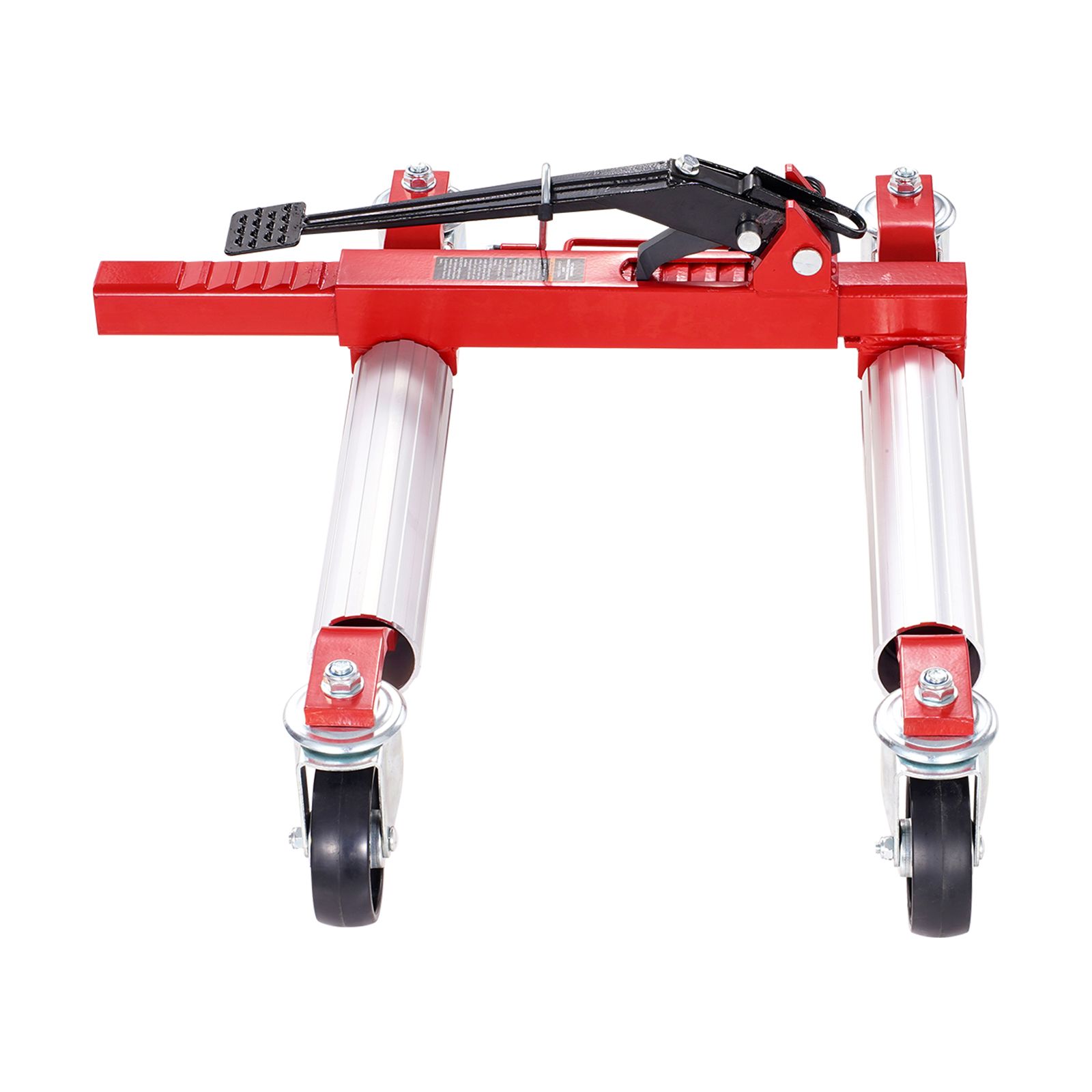 Chariot de roue hydraulique pour pneu, capacité 1500 lbs, roues pivotantes 360°, lot de 4