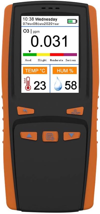 Multifunktionaler Tragbarer Ozonanalysator O3 Ozonmessgerät Luftdetektor Smart Sensor Ozonmessgerät Luftqualitätsverschmutzungsmonitor - Bild 4