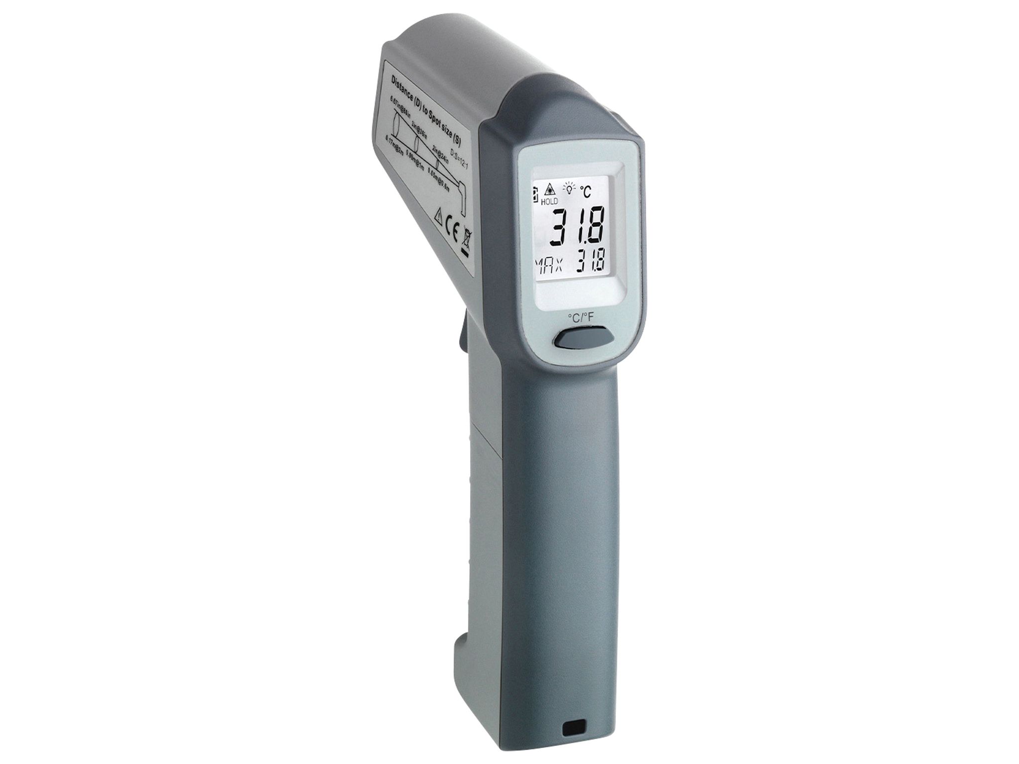 TFA® Beam Infrarot-Thermometer - Laserpointer - 85mm - Grau - Image 2