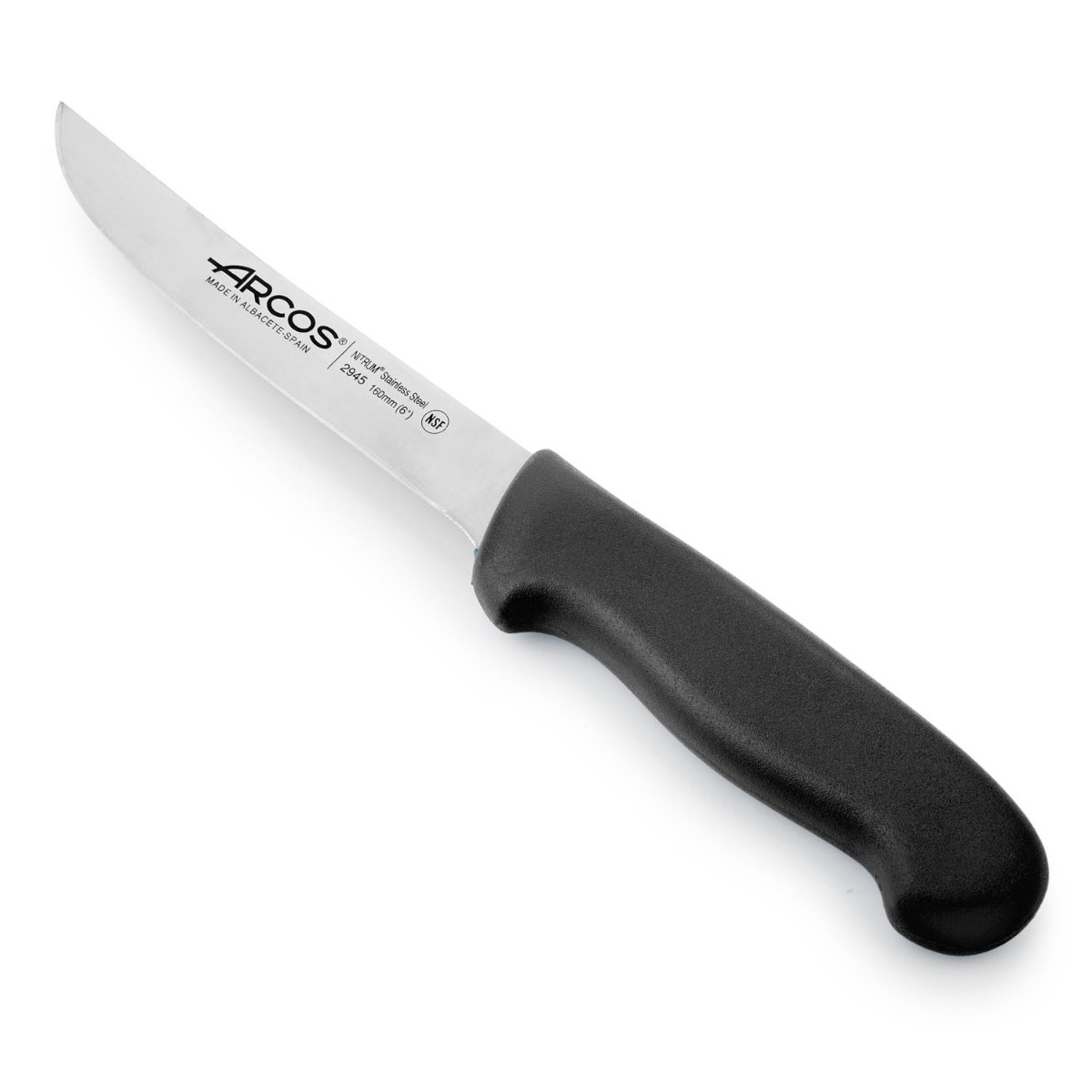 Fp Schwarz - Ausbeinmesser Arcos Farbe - Prof 294525 In Edelstahl Nitrum Und Mango Ergonomische E Polypropylenklinge Und 16 Cm Klinge, Schaukasten