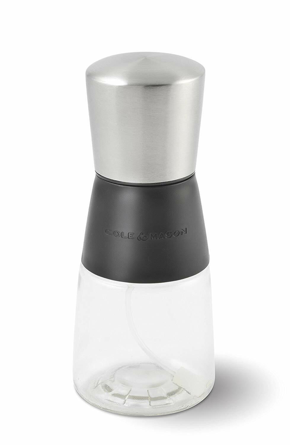 Cole & Mason Schwarz Sprühflasche Für Öl Und Essig 0,1L