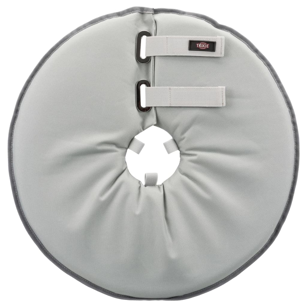 TRIXIE Schutzkragen, Polyester/Schaumstoff, S: 30–34 cm/19,5 cm, grau - Image 9