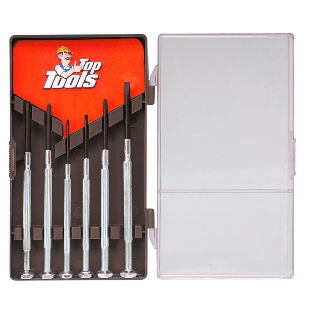 Top Tools Präzisionsschraubendreher, 6-Teilig - T 39D193