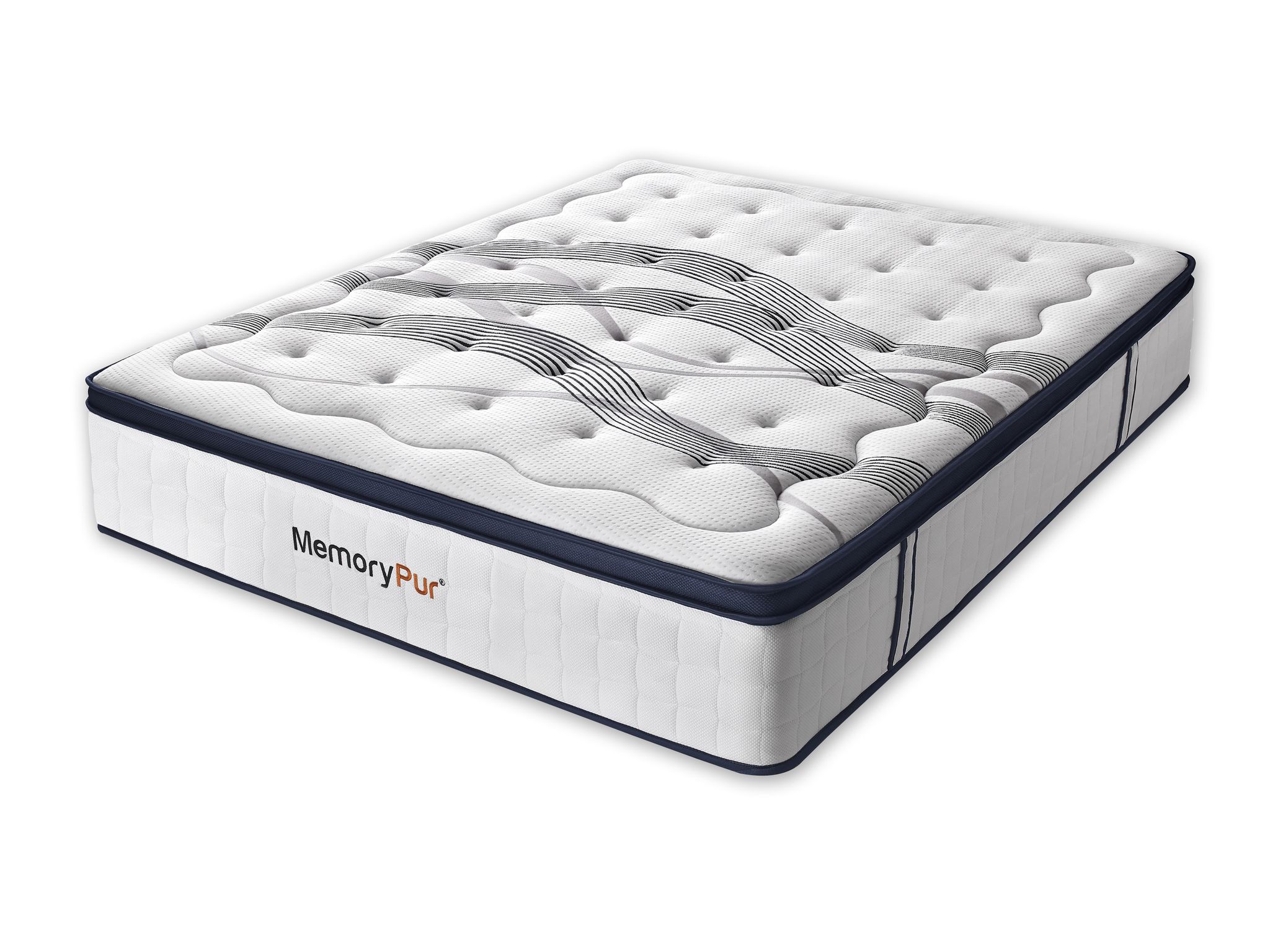 Memorypur - Matelas À Ressorts Diamant 180 X 200 Cm