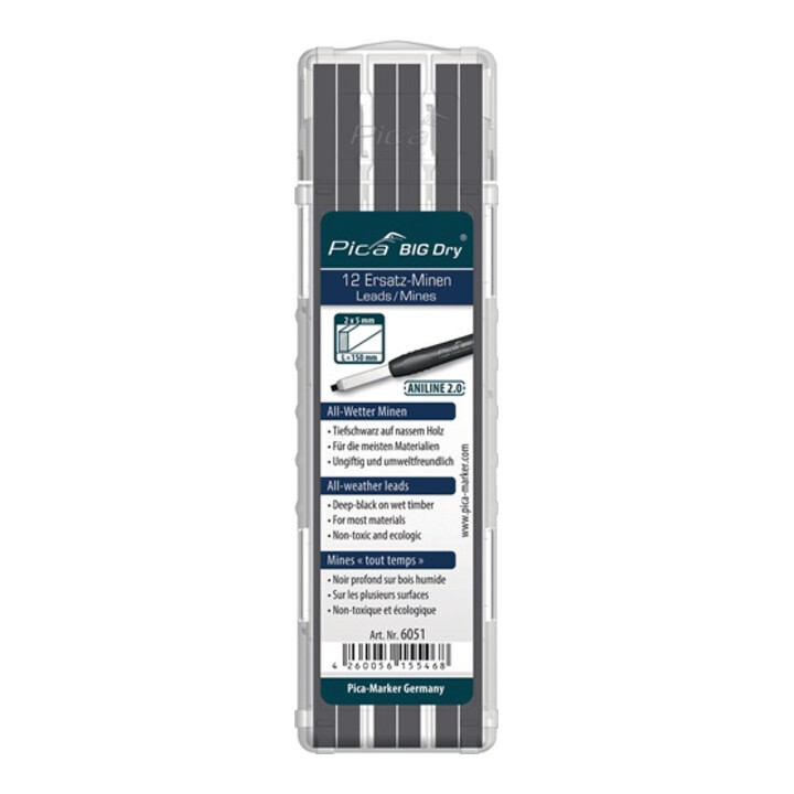 Pica Big Dry Ersatzminen-Set Aniline Inhalt: 12 Minen - Image 4