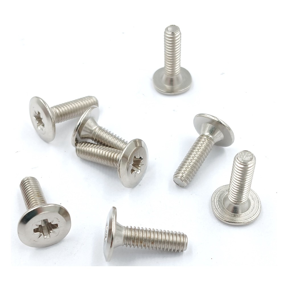 Vite Testa Piatta A Croce M4 Cromata M4x30 Mm