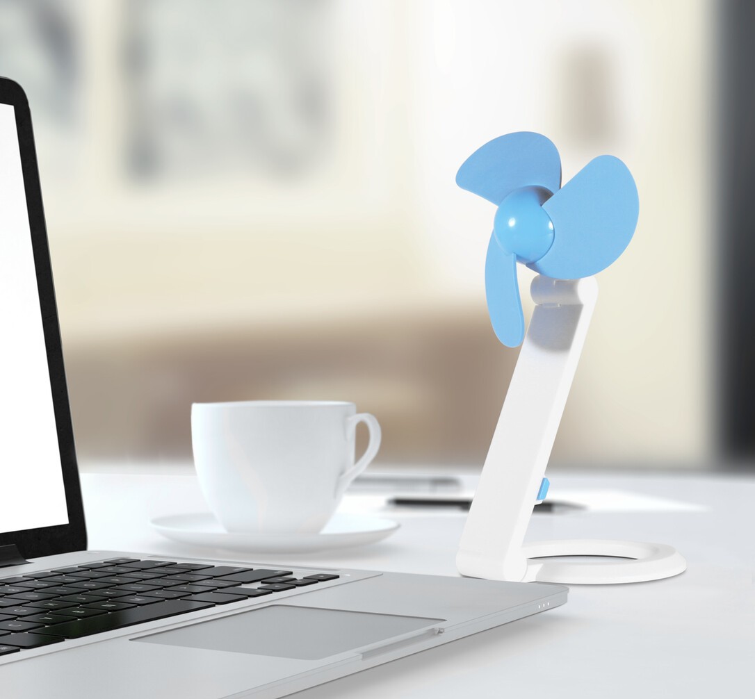 Thumbs Up Bianco - Celeste Usbfan - Design Usb Ventilator - Bild 5