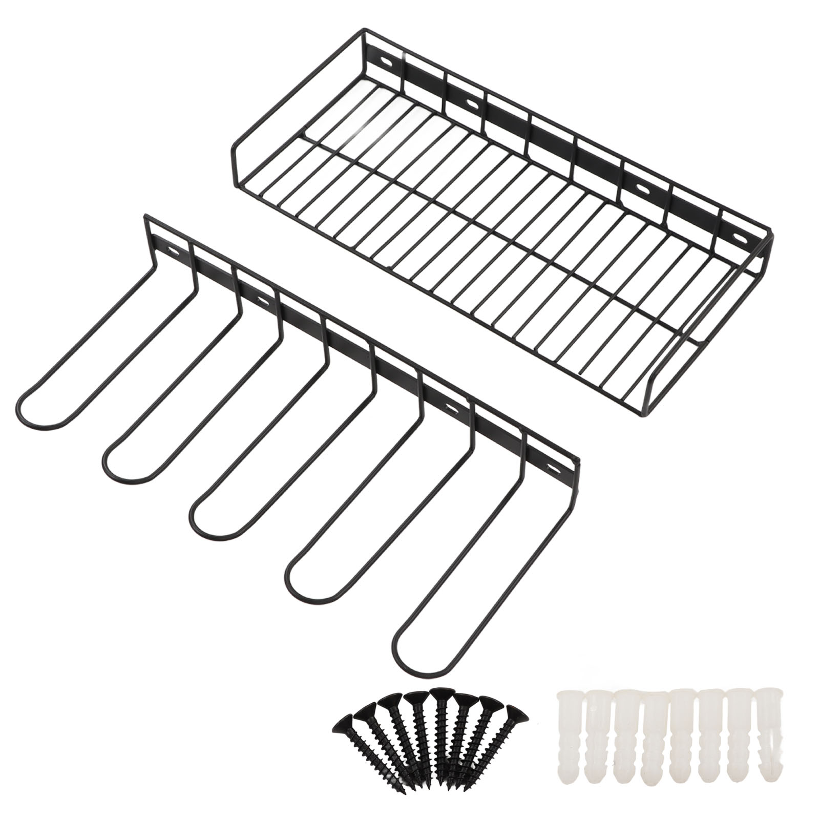 Support mural pour perceuse en acier allié, organiseur d'outils électriques détachable, rangement d'atelier