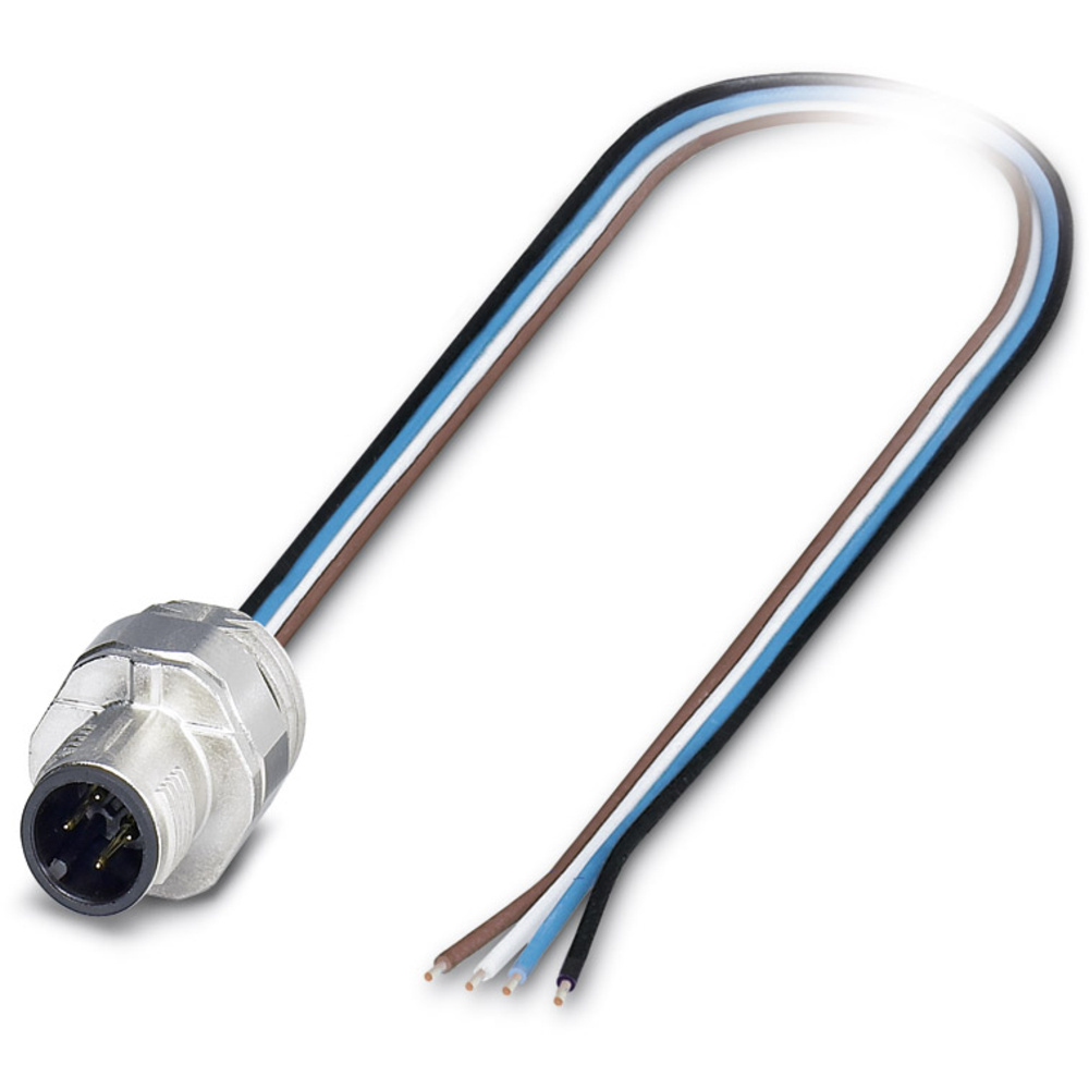 Phoenix Contact 1530595 Sensor-/Aktor-Einbausteckverbinder M5 Stecker, Einbau 0.50 M Polzahl Sensore