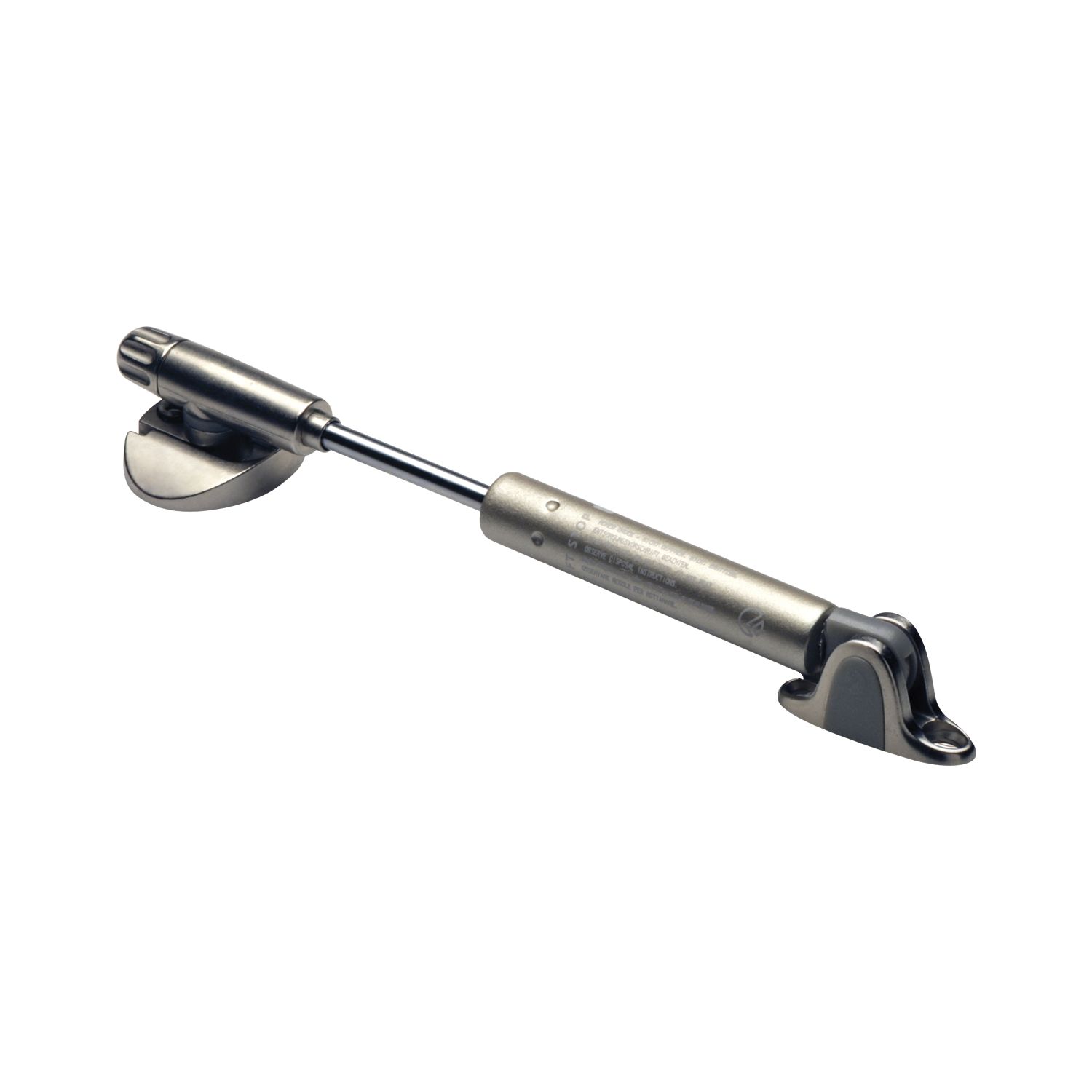 Oem Hochstellstütze Kraby, L 244, Reibung, 45 N, Metallguss Champ./Fe Vernickelt
