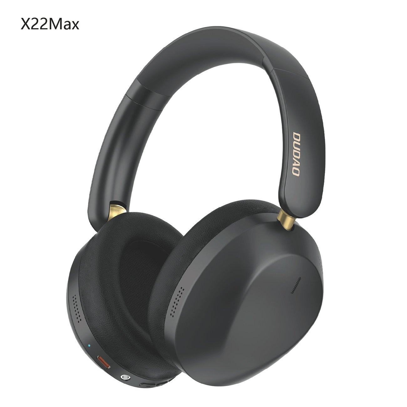 Dudao Max Wireless On-Ear Bluetooth Headphones with ANC - Black - Bild 4