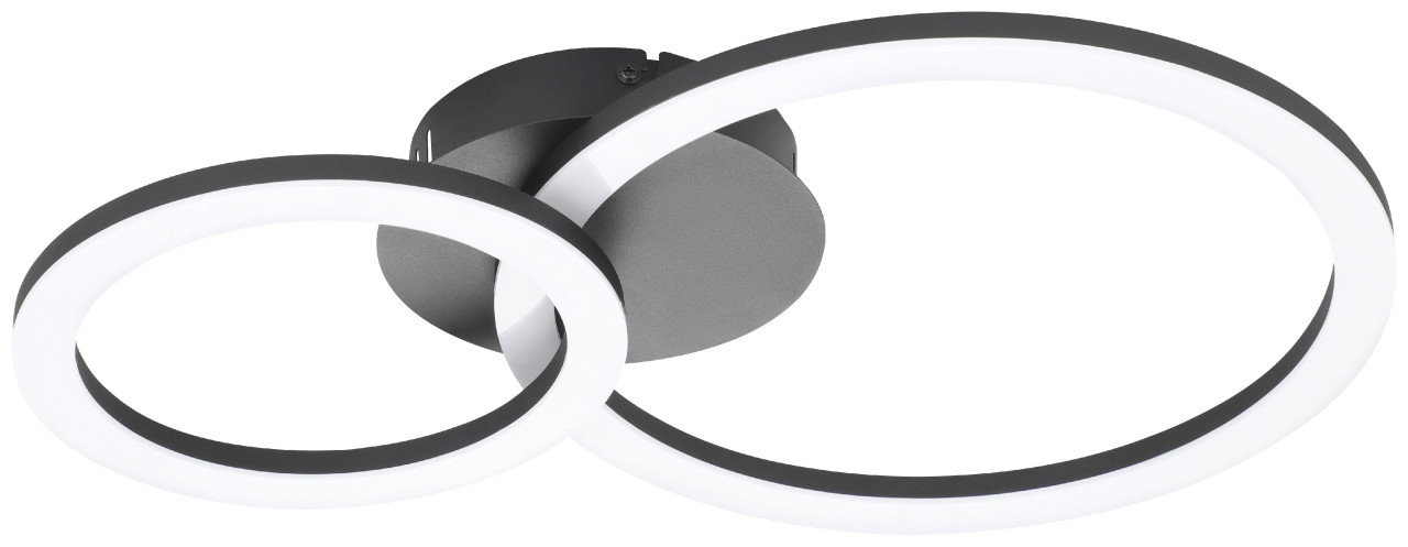 Eglo Schwarz Deckenleuchte, Parrapos-Z – – Ca.30x7x44,5Cm - Bild 5
