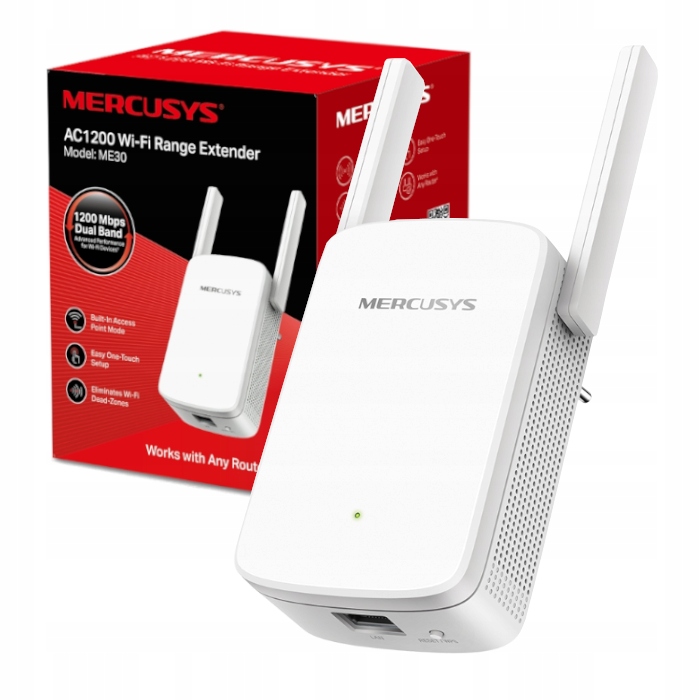 Mercusys AC1200 Wi-Fi Range Extender, Netzwerk-Repeater, 1200 Mbit/s, 10,100 Mbit/s, Extern, 10/100/1000Base-T(X), IEEE 802.11a, IEEE 802.11ac, IEEE 802.11b, IEEE 802.11g, IEEE 802.11n - Image 5