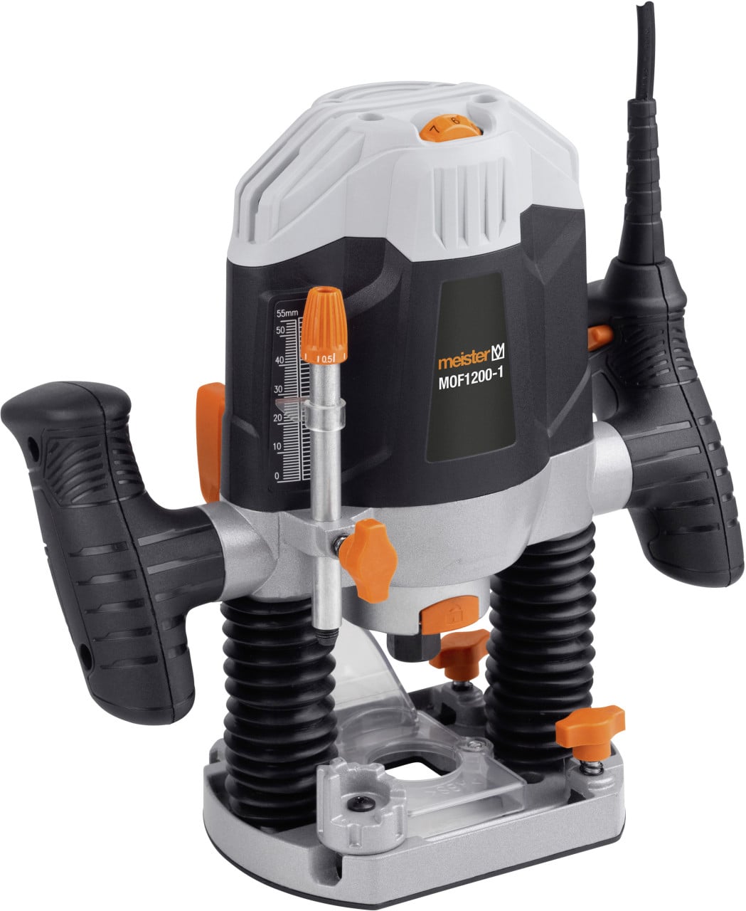 Meister Oberfräse 1200W Holz Fräse Parallelanschlag Kopierhülse Zentrierspitze - Image 2