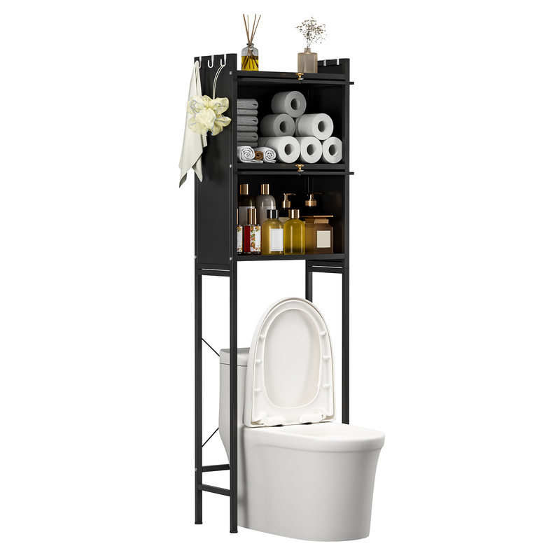 Flasidu Étagère De Rangement Pour Toilettes De Petit Appartement - 3