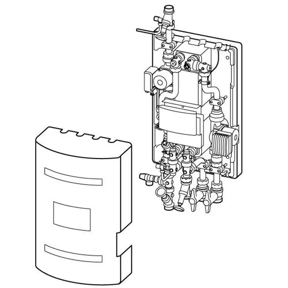Uponor Central Port Frischwasserstation Perfect Zm 60, 1130424