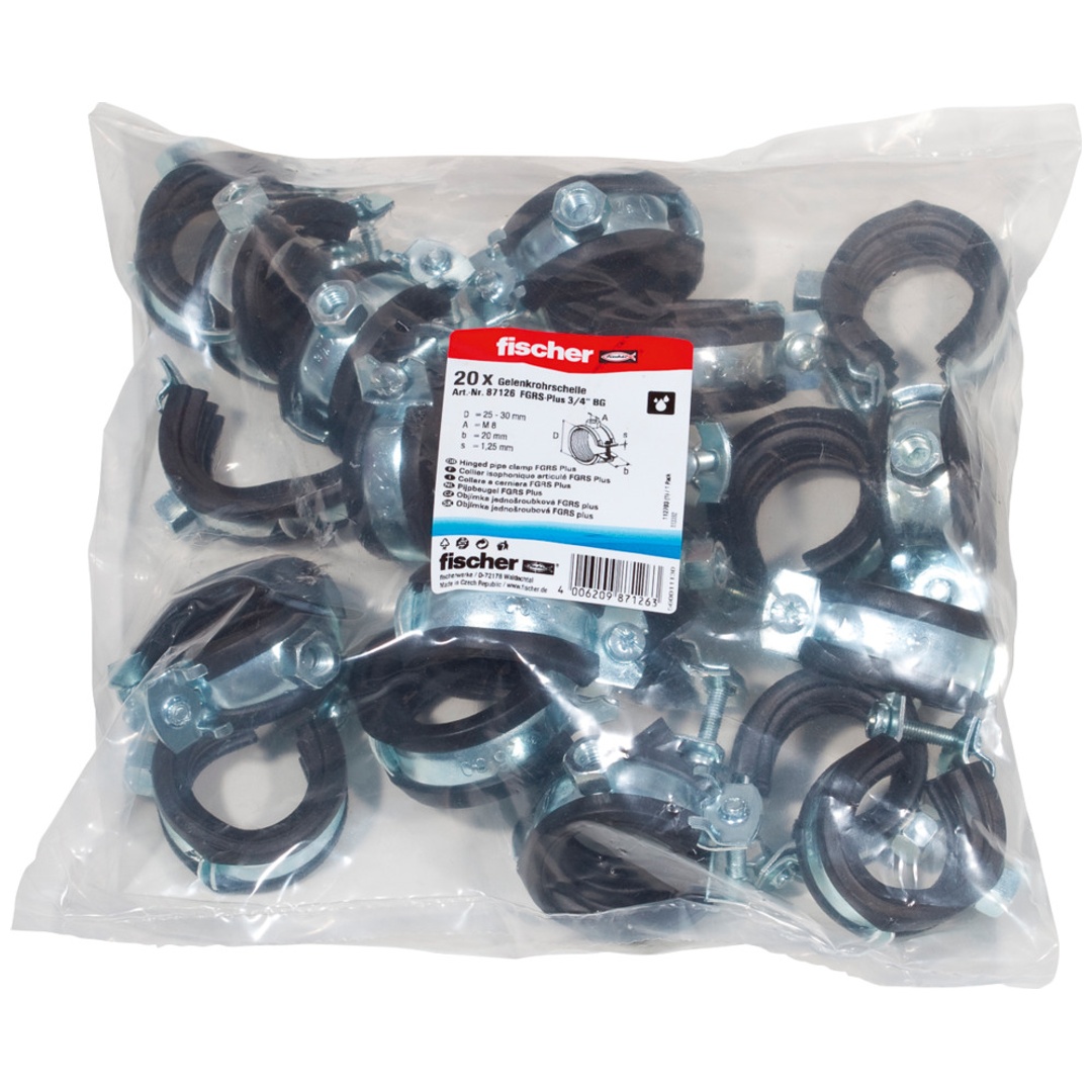 Gelenkrohrschelle Fgrs Plus 3/4bg - Fischer