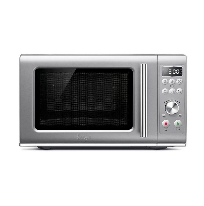 Sage Appliances Grau Micro-Ondes The Compact Wave Compact, 25L, Ondes Intelligentes Inverter - Sage