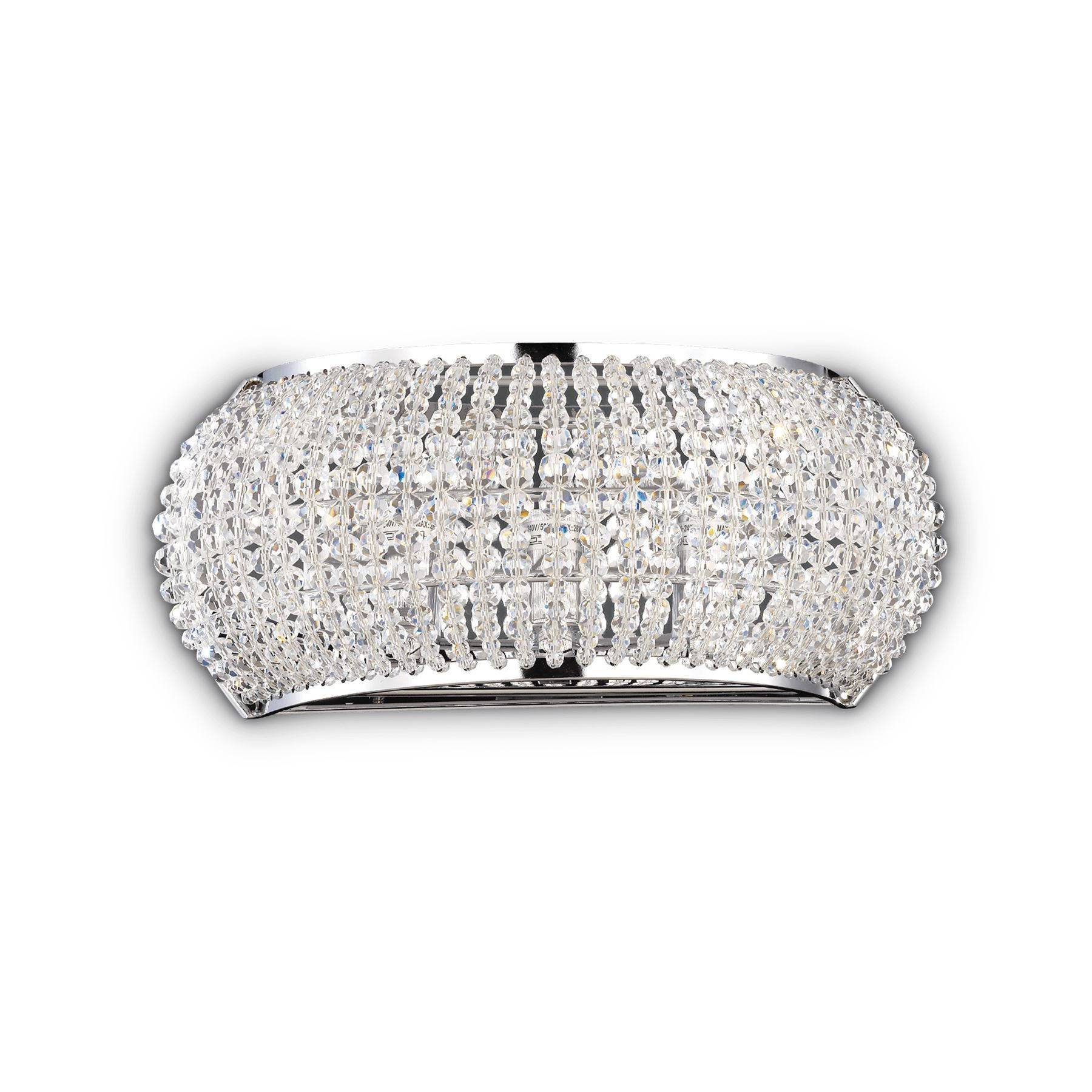 Ideal Lux Versilbert - Pasha' Ap3, Applique