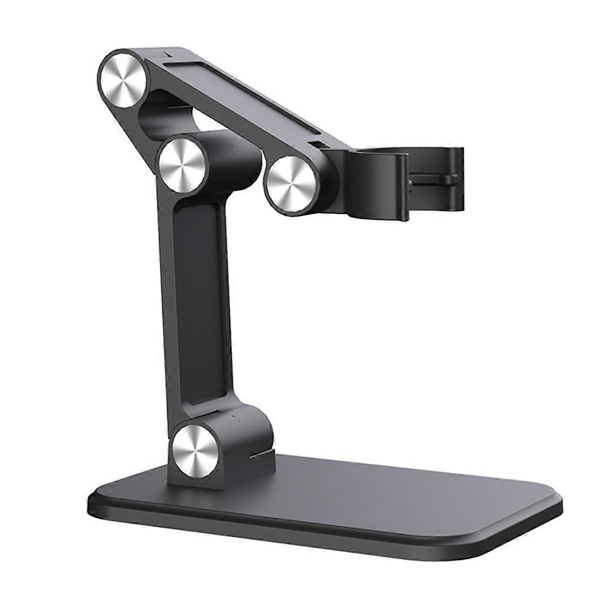 Support de microscope pliable à angle réglable pour microscope numérique Wi-Fi ou loupe USB, noir