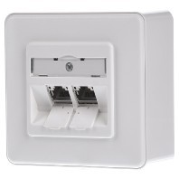 Weiß Btr Netcom Anschlussdose, Cat.6a 2Xrj45,Ap,Rws Tn E-Datmod-2Ap-Rws - Bild 5